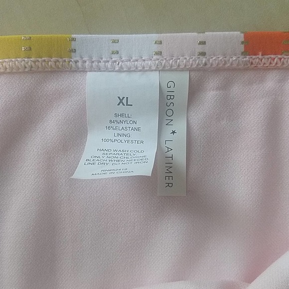 Gibson Latimer Nostalgia Stripe Bikini Bottom XL - Picture 5 of 9